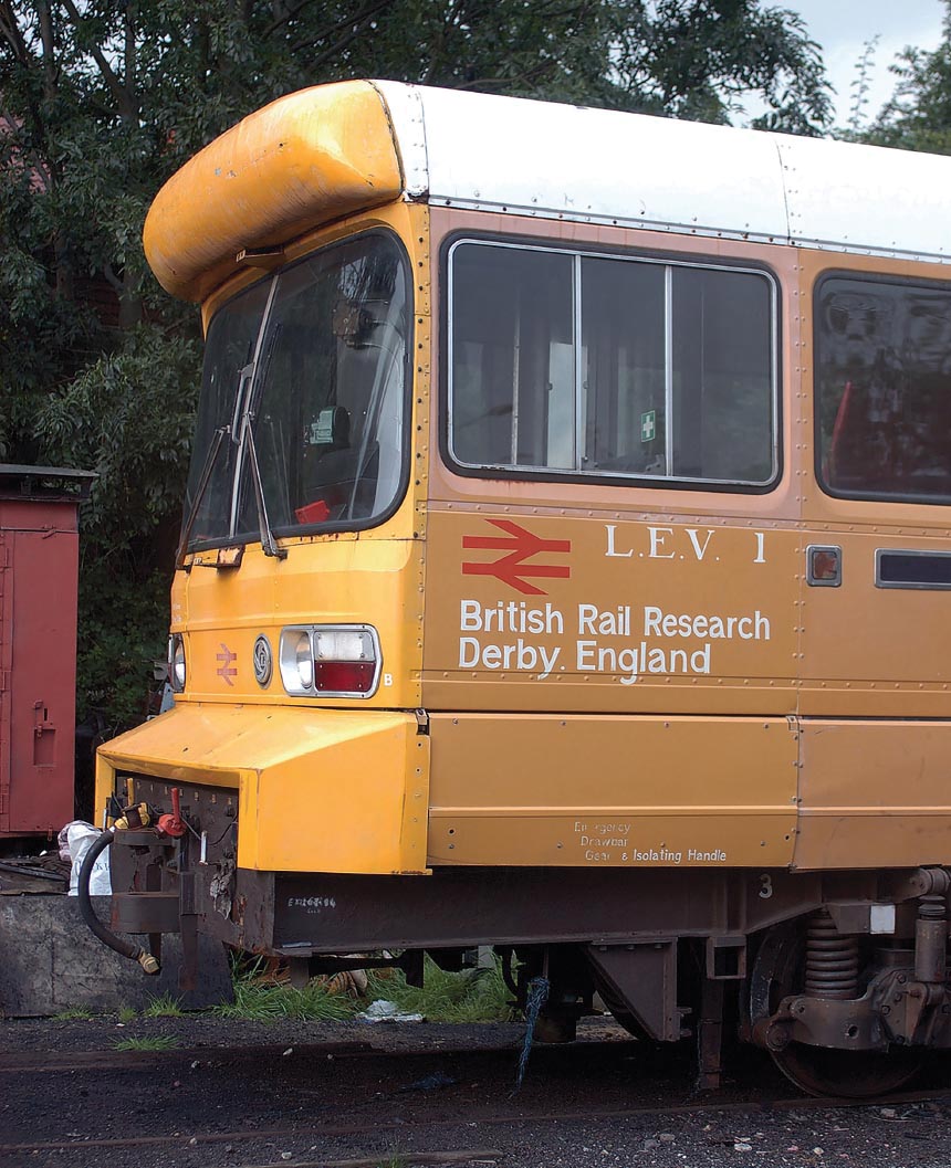 Preserved prototype vehicle Leyland Evaluation Vehicle 1 LEV1 stands in the - photo 3