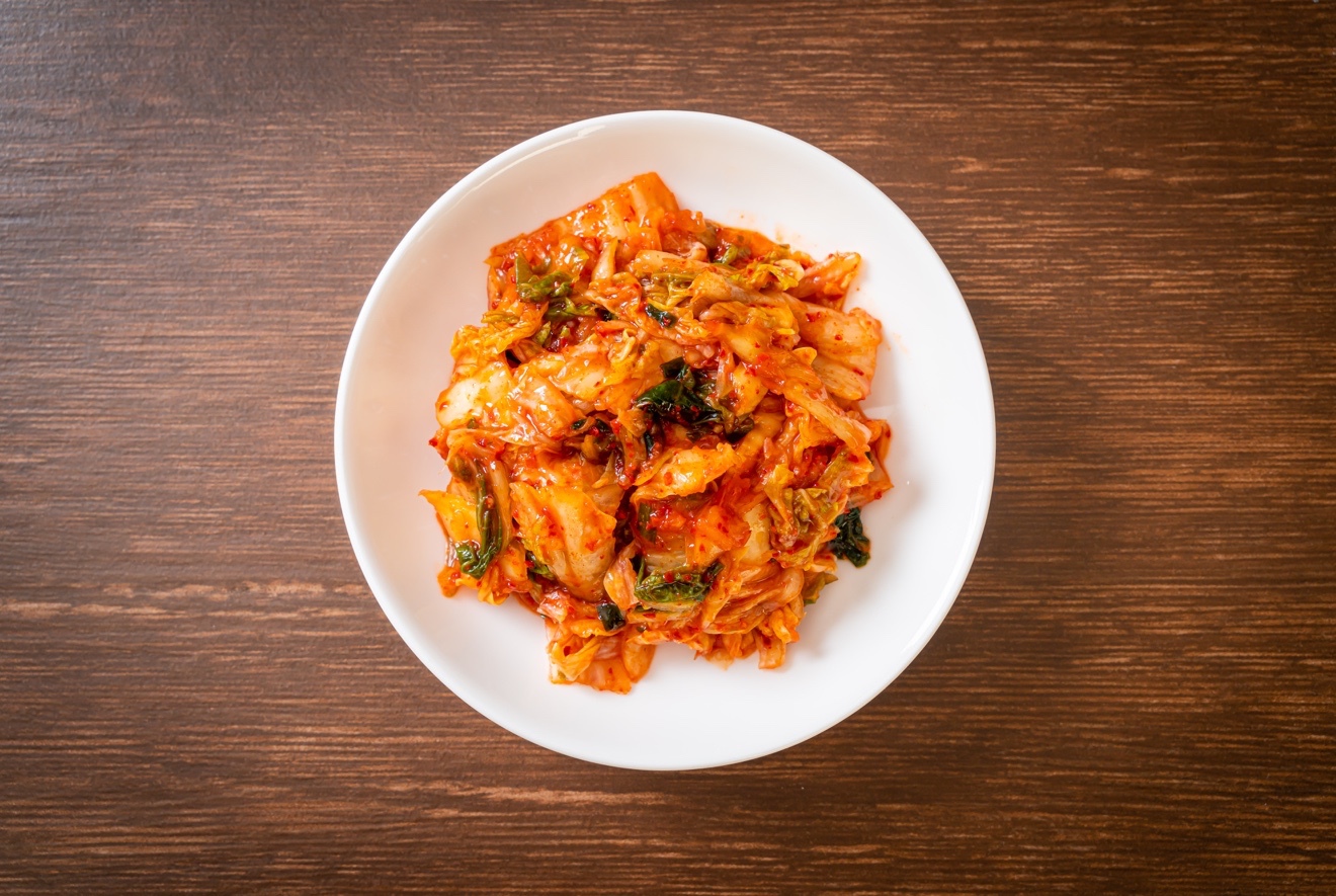 This recipe offers a combination of soft cheese sour kimchi and shredded - photo 9