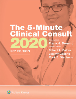 Frank J. Domino - The 5-Minute Clinical Consult 2020