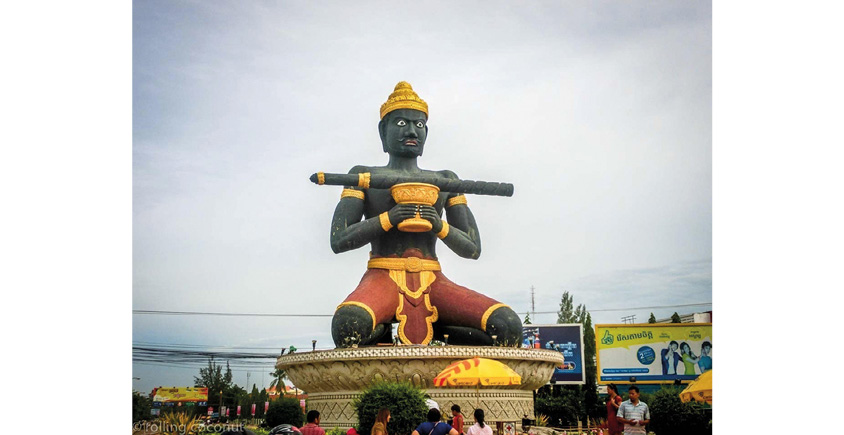 Our very first trip to Battambang was not along National Highway 5 but along - photo 4