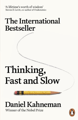 Daniel Kahneman - Thinking, Fast and Slow