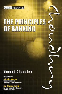 Moorad Choudhry The Principles of Banking