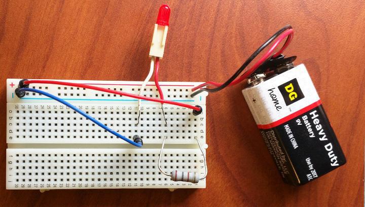 We will build a simple LED circuit This guide is aimed at beginners entirely - photo 2