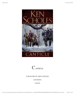 Ken Scholes - Canticle (The Psalms of Isaak)