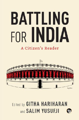 Githa Hariharan Battling for India: A Citizen’s Reader