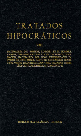 Varios Autores - Tratados hipocráticos VIII: 8 (Biblioteca Clásica Gredos)