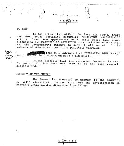 A two-page extract from the FBIs files of 1988 on their investigation of the - photo 11