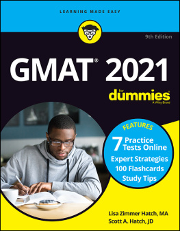 Lisa Zimmer Hatch GMAT For Dummies 2021