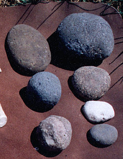 Different types of Hammer-stones Shaping a stone into a cutting tool required - photo 2