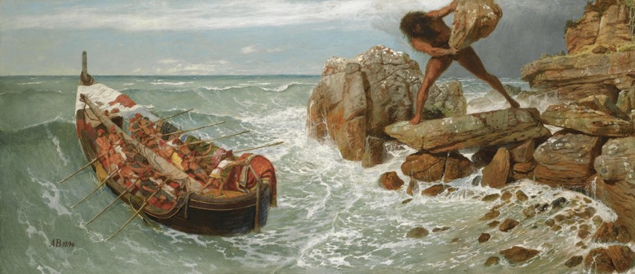 Odysseus and Polyphemus by Arnold Bcklin c 1896 Museum of Fine Arts - photo 10