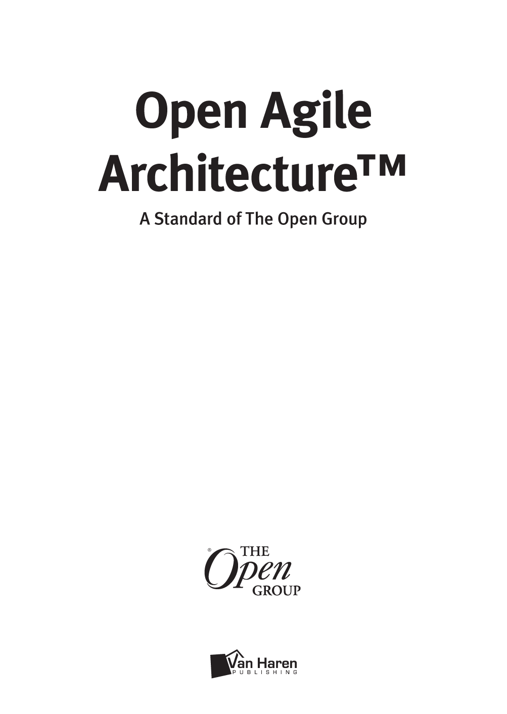 Title Open Agile Architecture - A Standard of The Open Group Series - photo 1