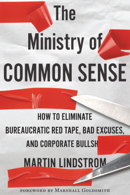 Martin Lindstrom The Ministry of Common Sense