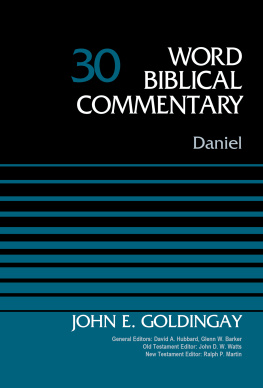 John Goldingay Daniel