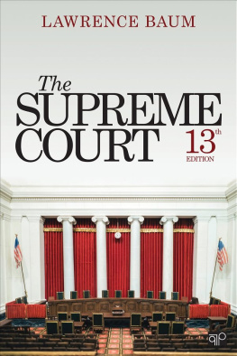 Lawrence Baum - The Supreme Court. Thirteenth Edition