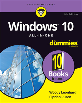 Woody Leonhard - Windows 10 All-in-One For Dummies