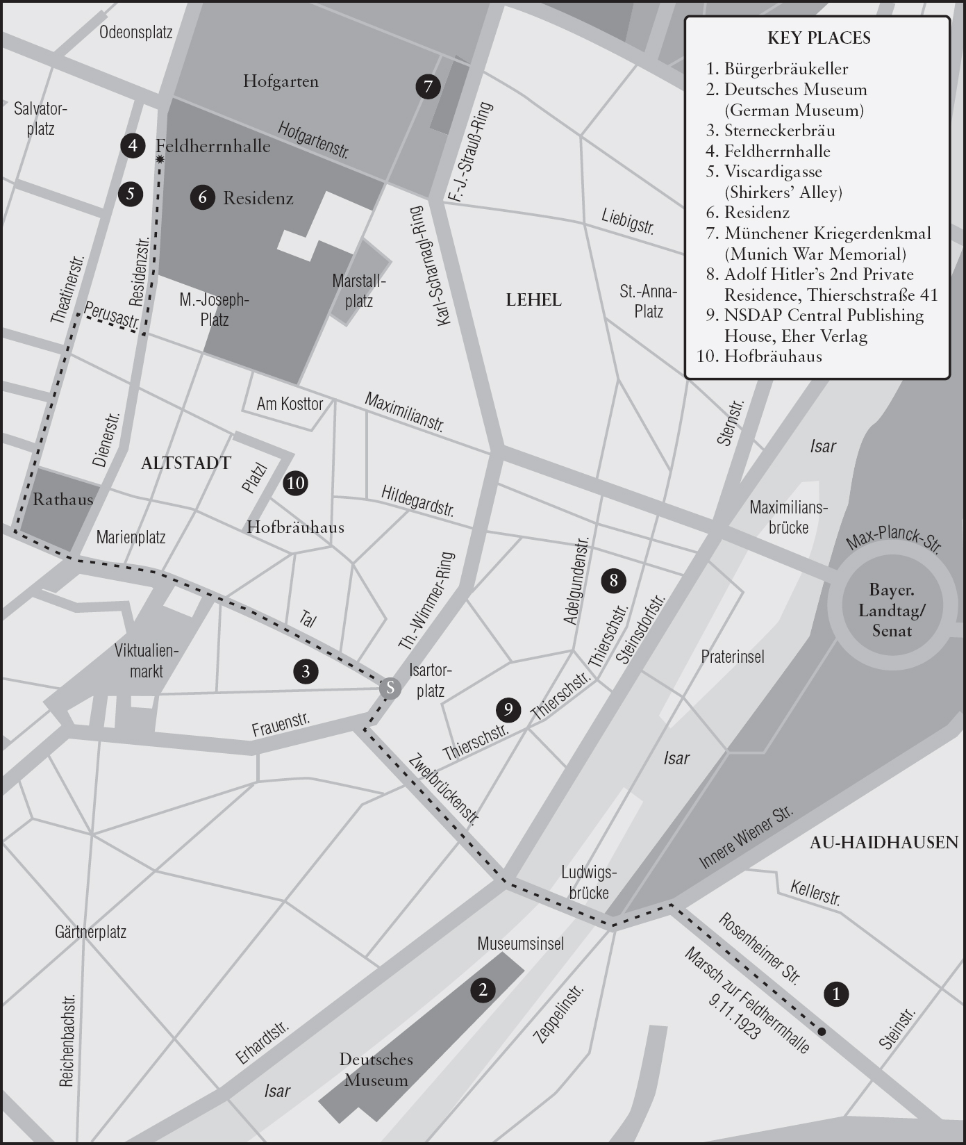 MAP OF THE NAZI PARTY DISTRICT - photo 4