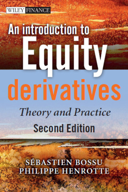 Sebastien Bossu - An Introduction to Equity Derivatives