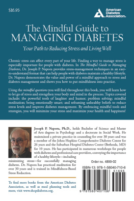 Joseph P. Napora - The Mindful Guide to Managing Diabetes