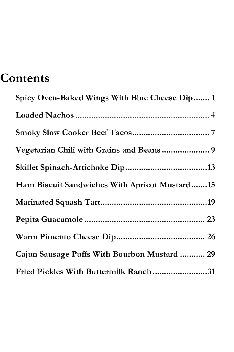 Appetizers Cookbook Super Bowl Appetizers Thatll Tide You Over For The Big Game Appetizers Recipes Cookbook - photo 1