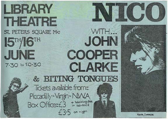 20 Appearing with Nico at Manchester Library Theatre in 1983 21 - photo 21