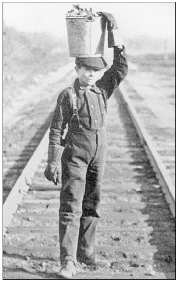 Work on the Long Island Railroad was not reserved only for adults as is shown - photo 6