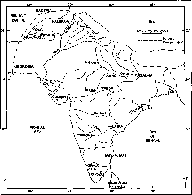 Map 2 Border of Maurya Empire Map 3 India after the Mauryas Map 4 Gupta - photo 2