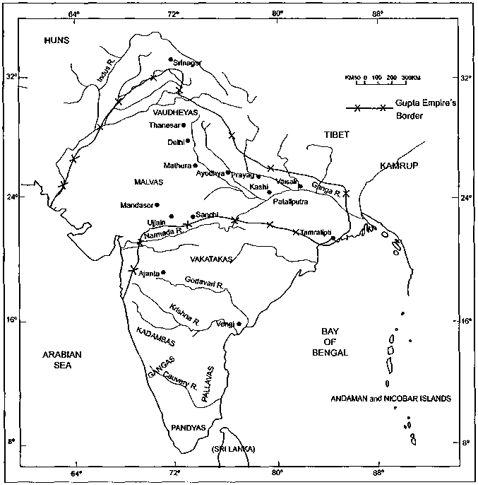 Map 4 Gupta Empire KHURASAN Dandamqan Baihaq Tus Nishapur Balkh BADAKHSHAN - photo 4