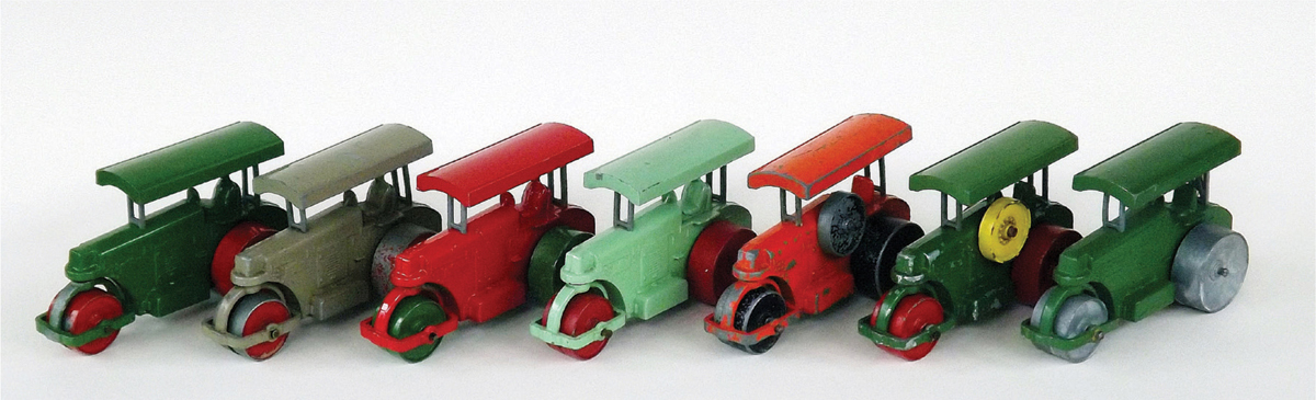 The large-scale Road Roller Green with red wheels is the most common colour - photo 4