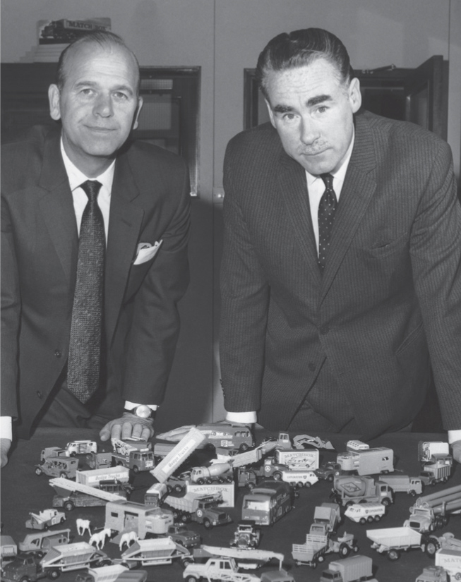 The founders of Lesney Matchbox Sir Jack Odell OBE and Sir Leslie Smith OBE - photo 8