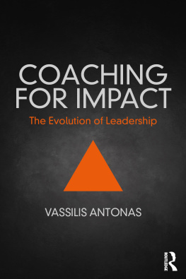 Vassilis Antonas Coaching for Impact