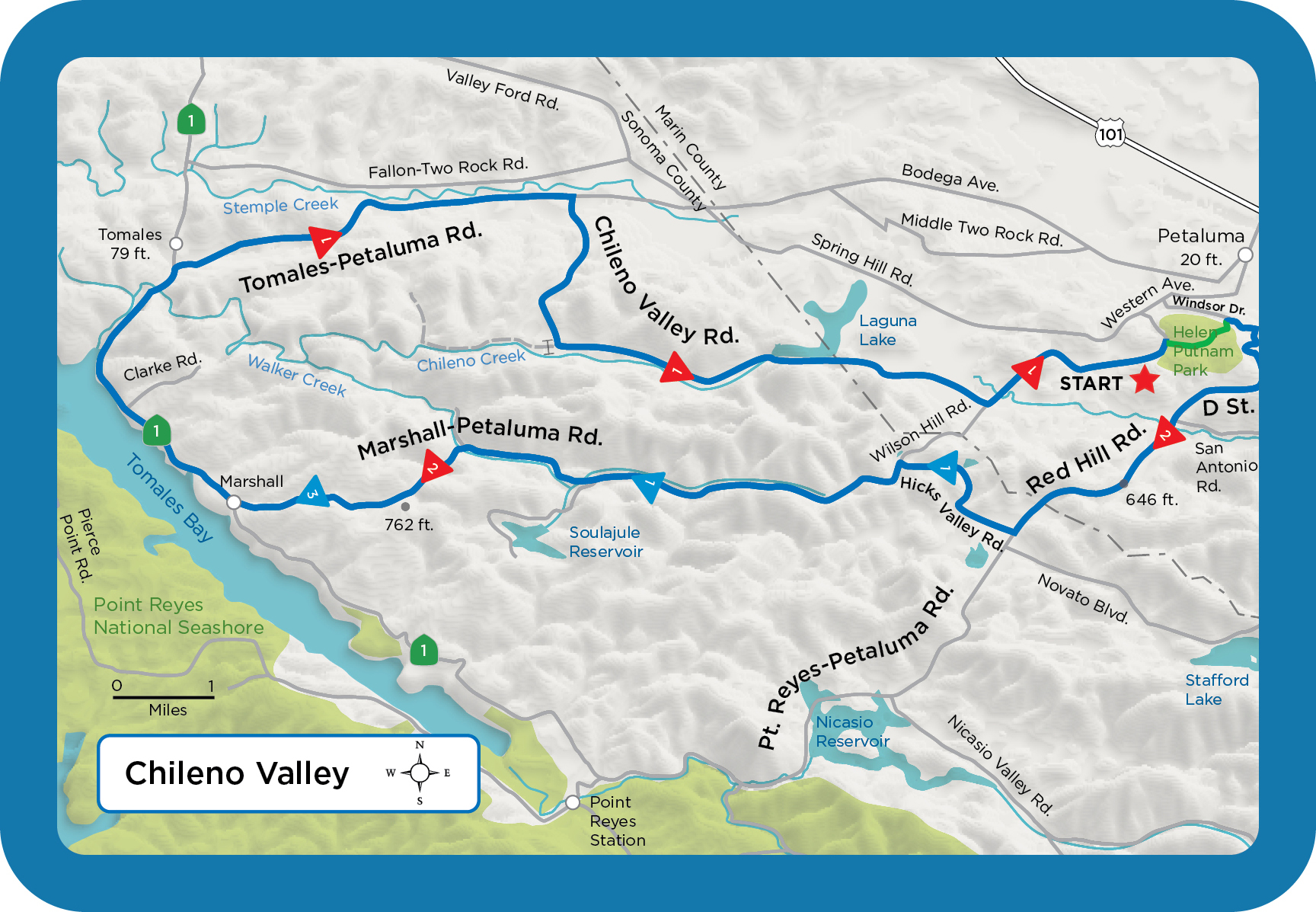 3 CHILENO VALLEY This relatively flat 47-mile ride starts at Helen Putnam - photo 4