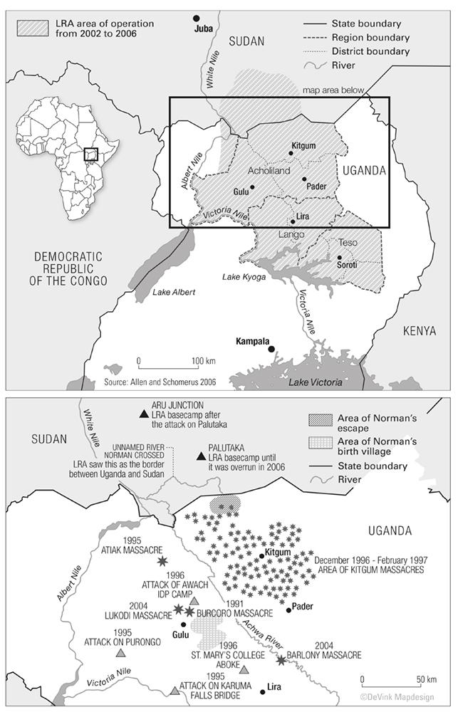 The LRAs shifting theatre of operation between 2002 and 2014 - photo 3