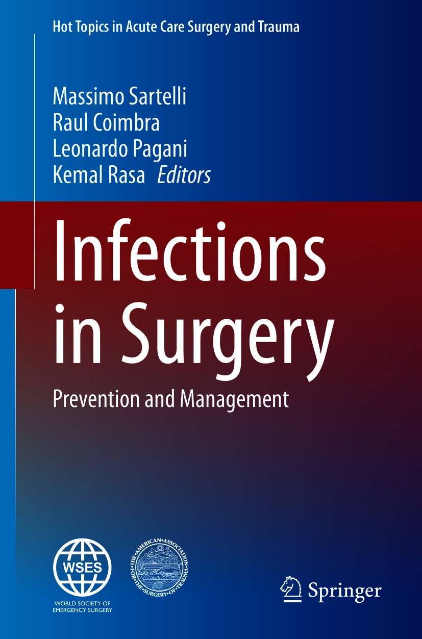 Book cover of Infections in Surgery Hot Topics in Acute Care Surgery and - photo 1