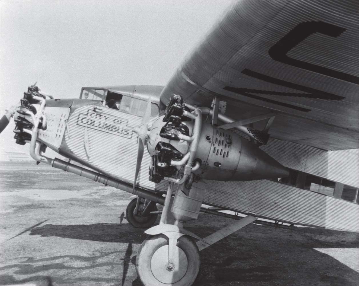 The Ford Trimotor seen here and the Fokker Trimotor were the two principal - photo 3