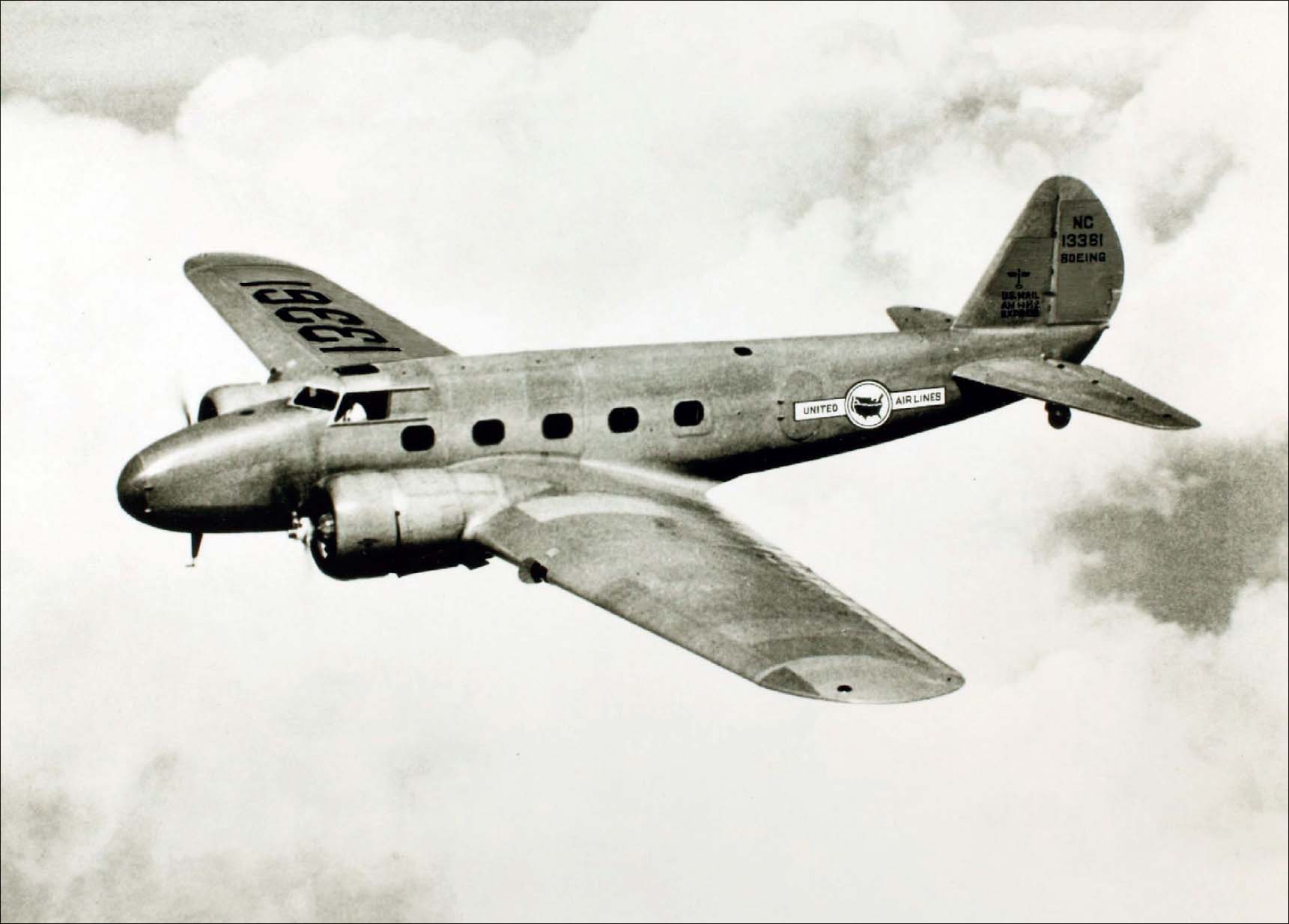 The Boeing Model 247 seen here in the livery of United Air Lines was a - photo 4