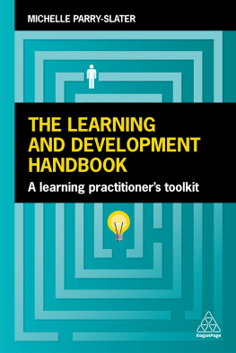 Parry-Slater Michelle - The Learning and Development Handbook