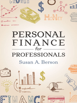 Susan A. Berson - Personal Finance for Professionals