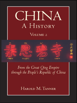 Harold M. Tanner - China: From the Great Qing Empire to the Peoples Republic of China (1644-2009), vol. 2