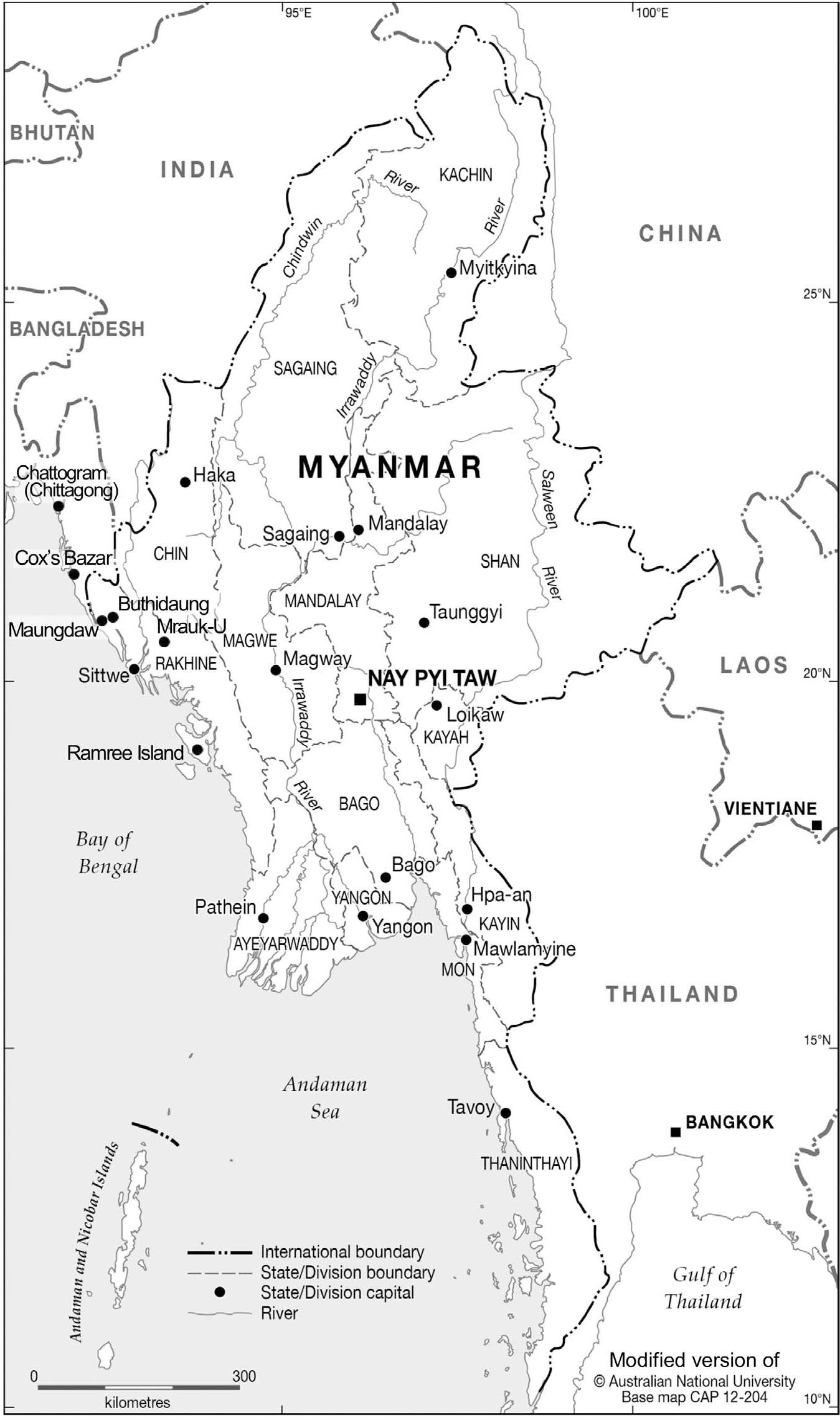 Map of Myanmar AA Arakan Army ANP - photo 3