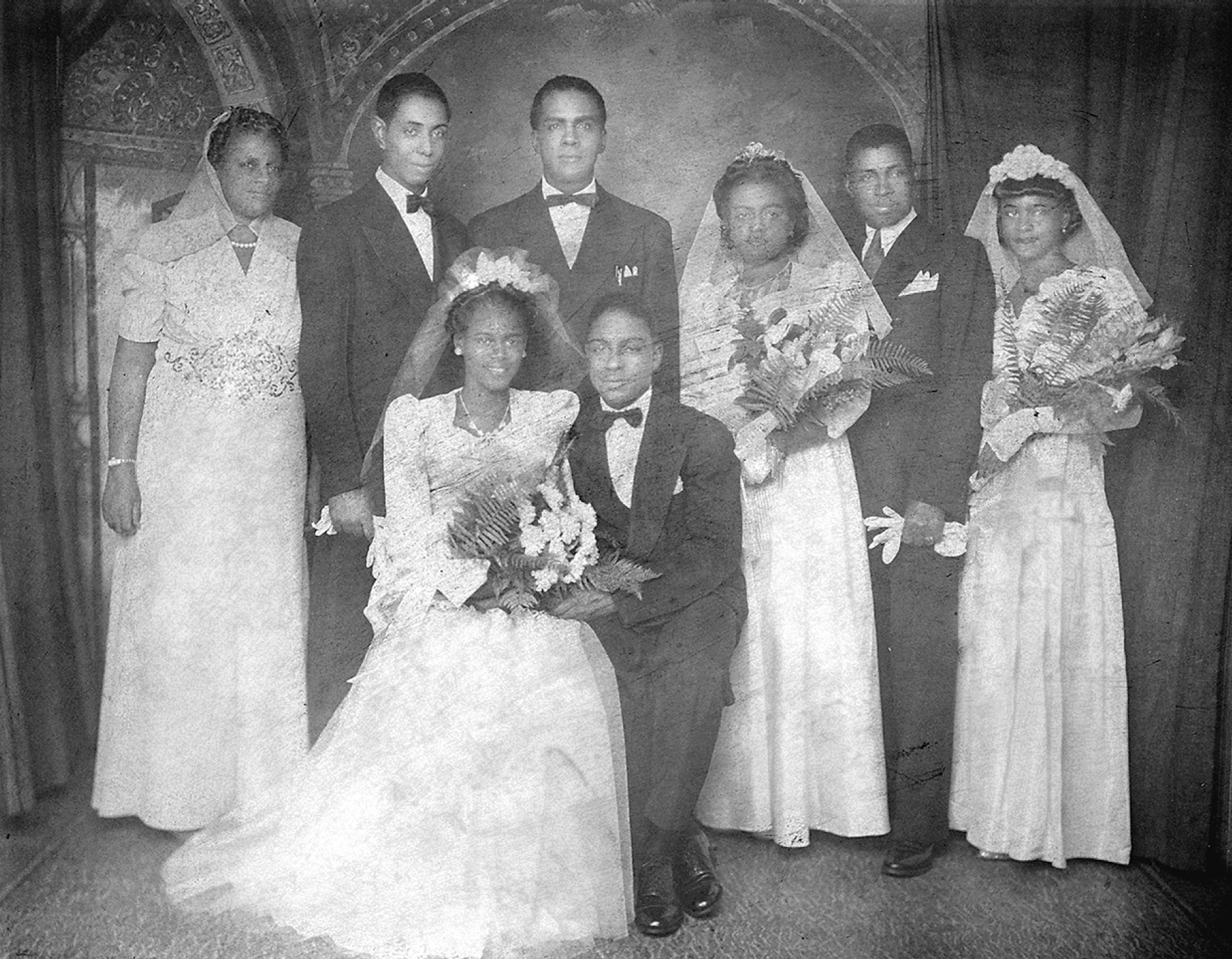 My wedding day in December 1942 just after my eighteenth birthday Seated Me - photo 1