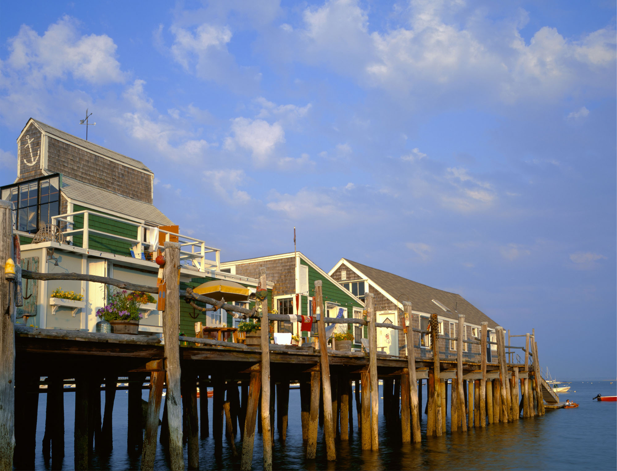 TERRY DONNELLY Evening clouds roll over Captain Jacks Wharf at Provincetown - photo 4