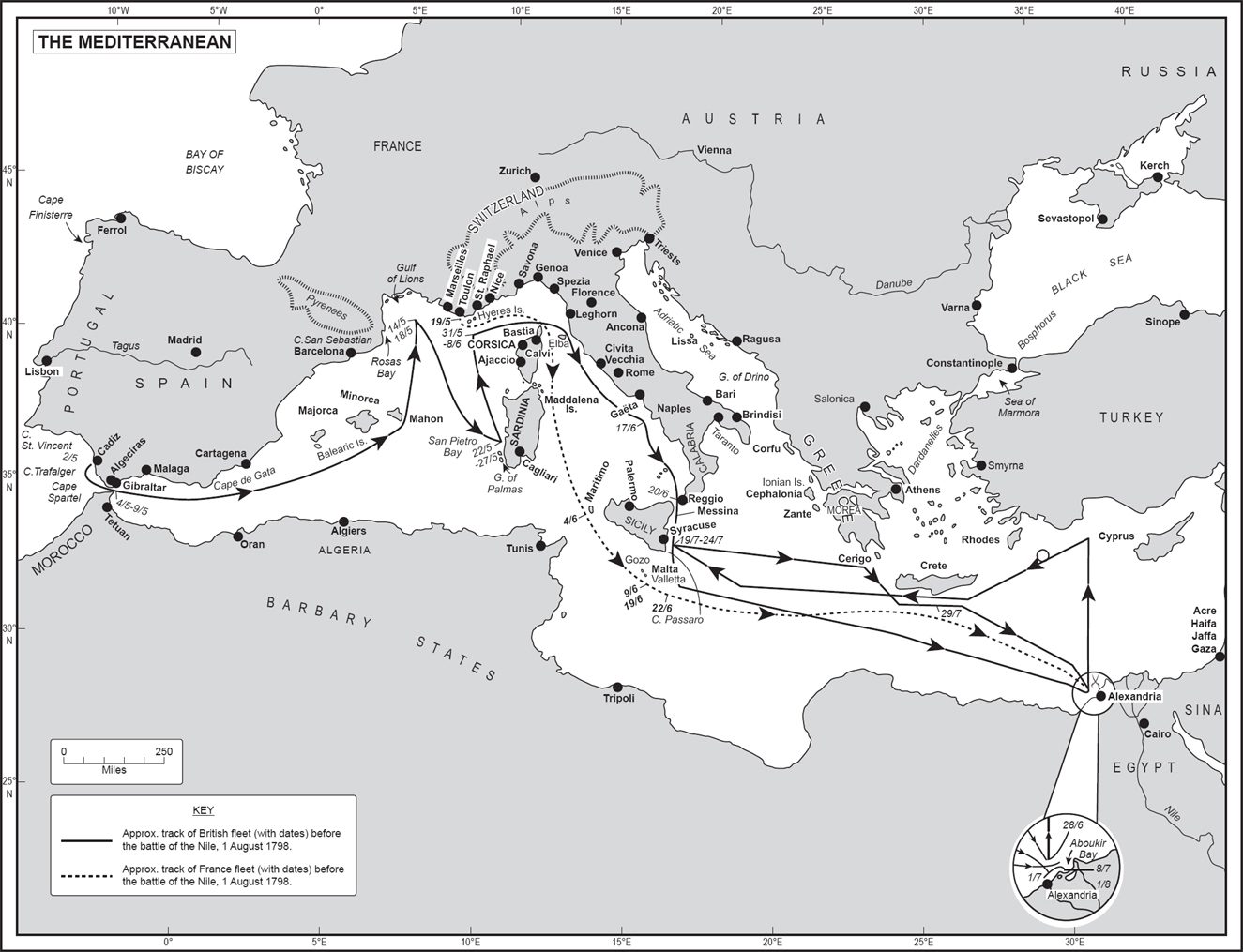 The Mediterranean Campaign 1798 The Trafalgar Campaign 1805 The - photo 3