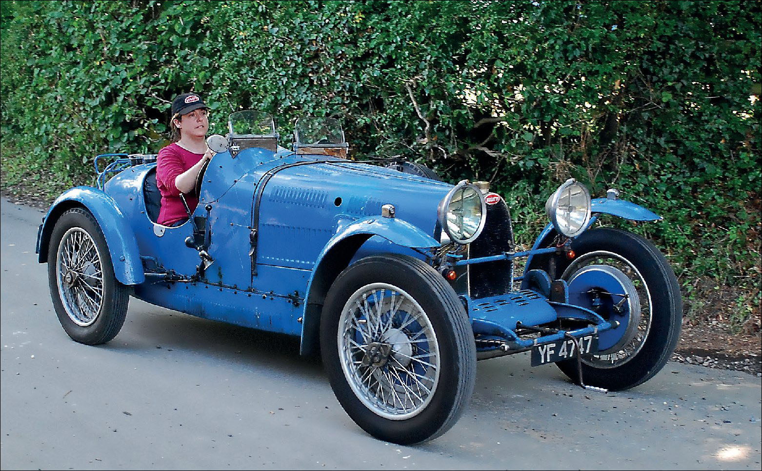 Bugatti in regular road use This car has the wire wheels lamps and wheel - photo 7