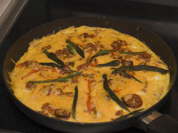 The addition of potato and pepper to this frittata will make it a part of your - photo 7