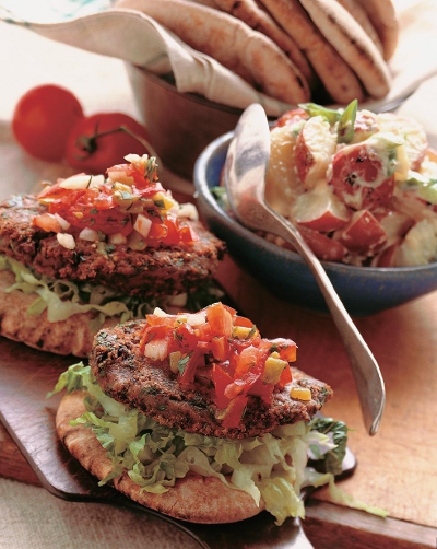 Southwestern Black Bean Burgers Marinate the burgers in a broth mixture - photo 3