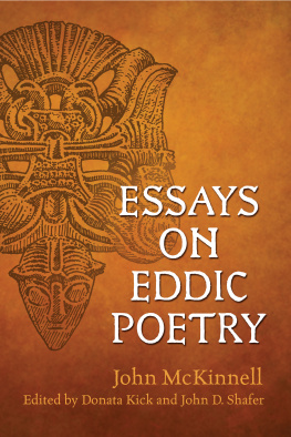 John McKinnell - Essays on Eddic Poetry