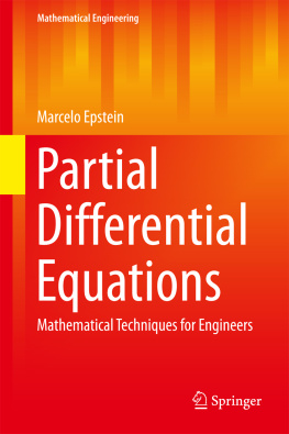 Marcelo Epstein - Partial Differential Equations: Mathematical Techniques for Engineers