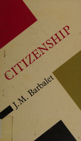 Barbalet - Citizenship : rights, struggle, and class inequality