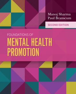 Manoj Sharma - Foundations of Mental Health Promotion