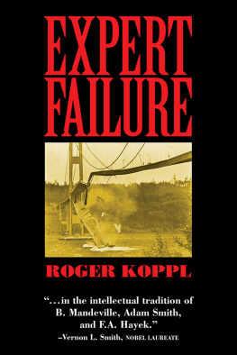 Koppl - Expert Failure